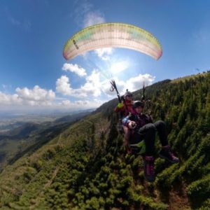 Tandem paragliding flight Góra Żar