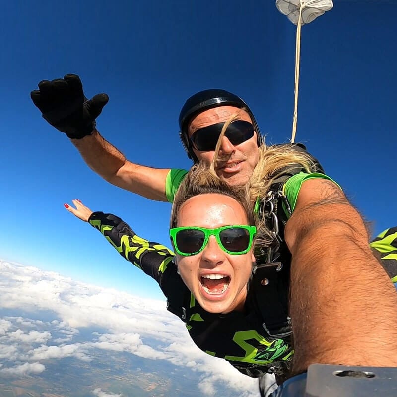 Skoki tandem, spadochronowe z filmowaniem i zdjęciami