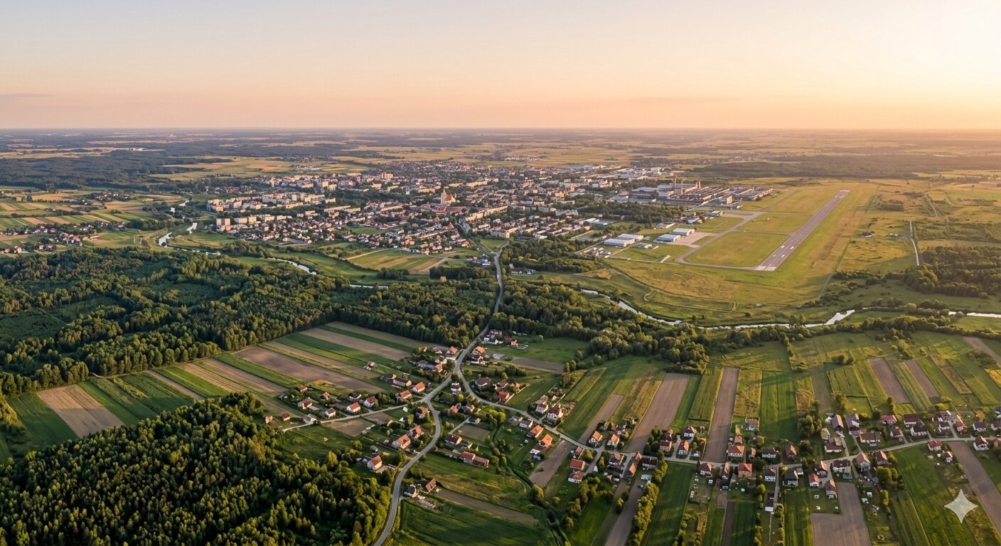 Skoki spadochronowe na lotnisku EPML w Mielcu woj. podkarpackie